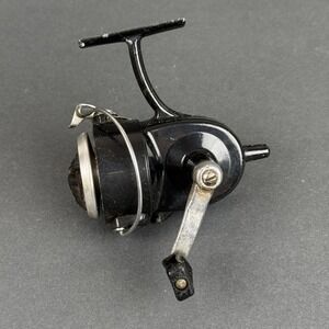 Zebco Spin Flo 822 Spinning Fishing Reel Black Vintage Made in USA